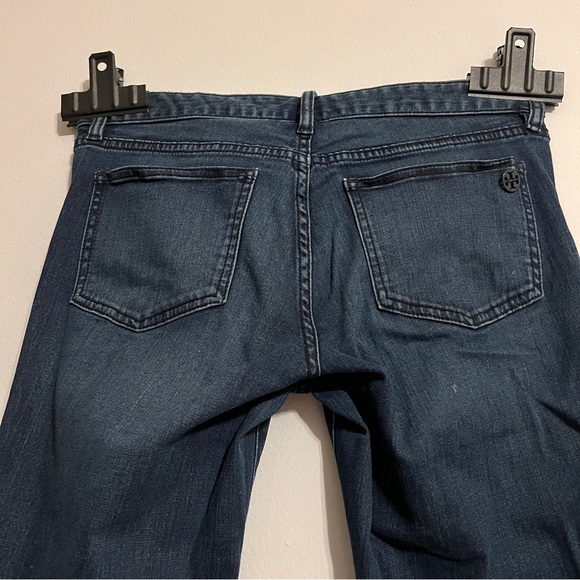 Tory Burch Marlien Leggings Blue Jeans - Picture 5 of 13